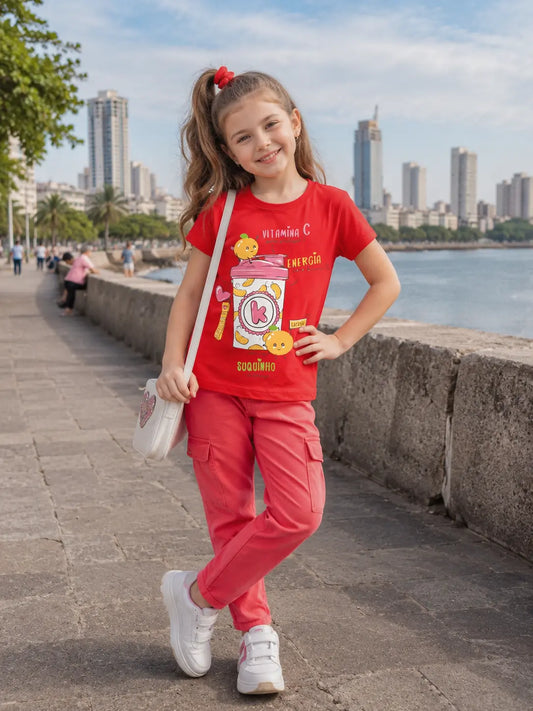 PACK OF 3 GIRLS HALF SLEEVE T-SHIRTS