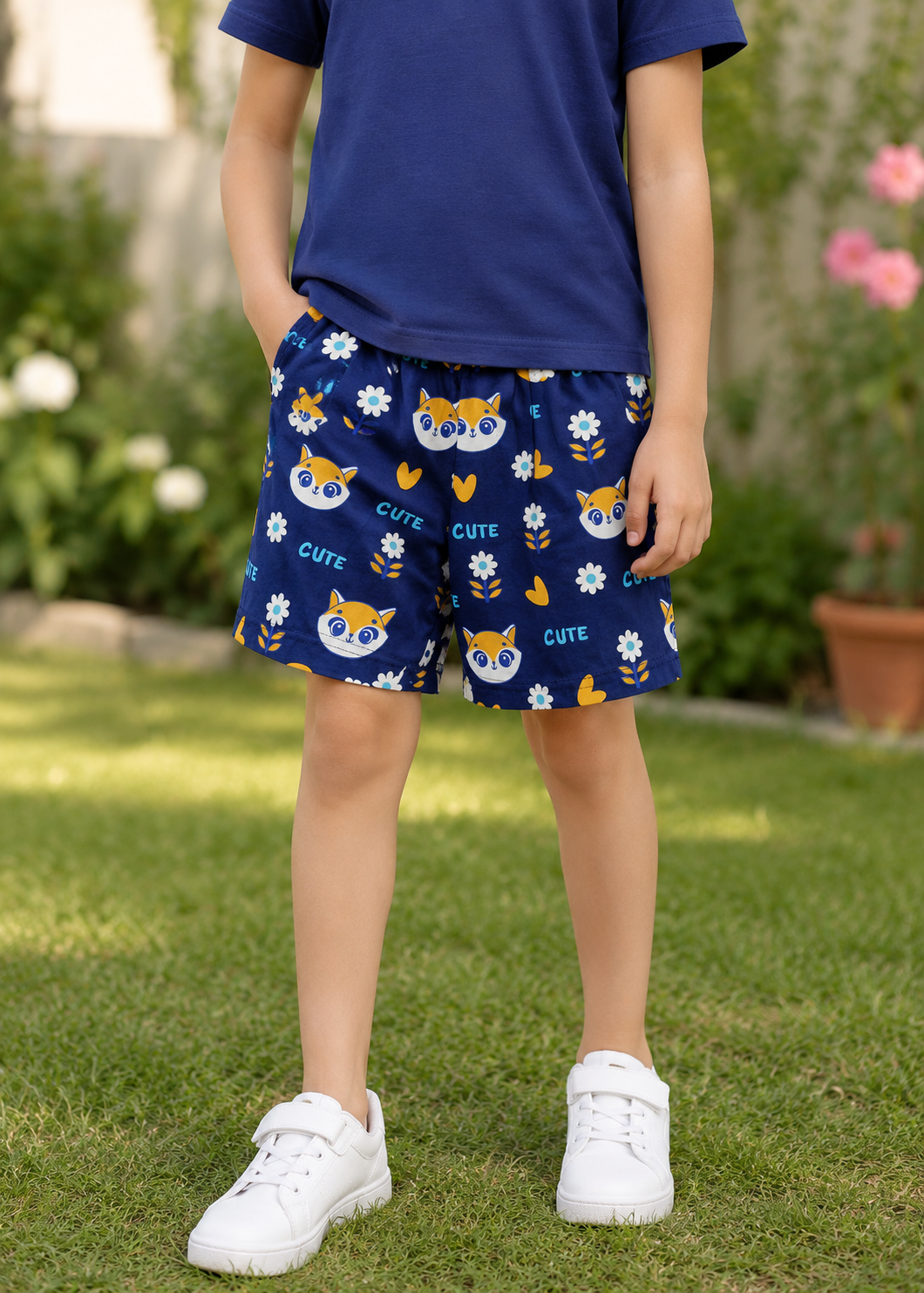 PACK OF 3 GIRLS SHORTS AOP 2-7YRS