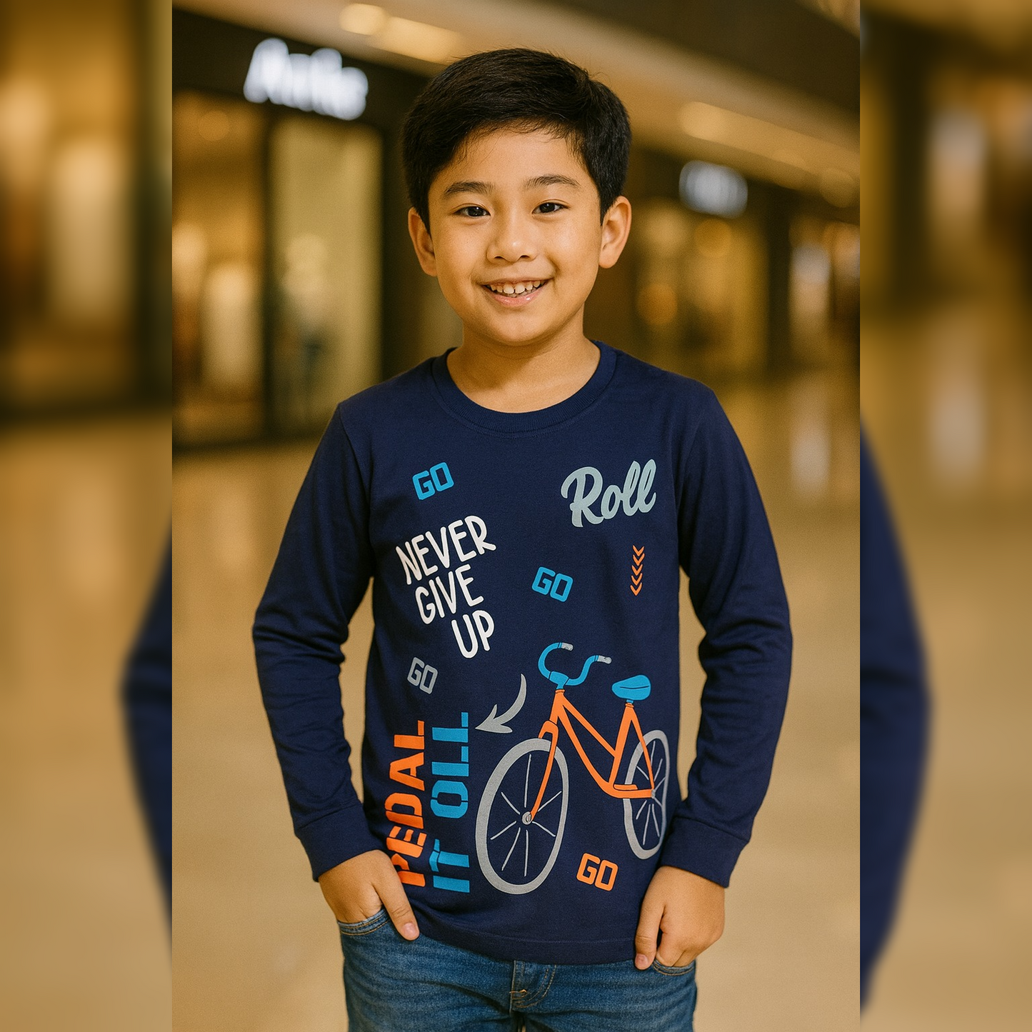 PACK OF 3 BOYS VALUE ADDTION FULLSLEEVEES TSHIRT image 2