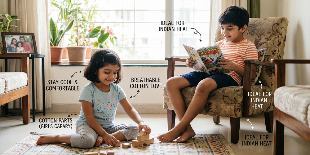 Breathable Cotton Kids Wear