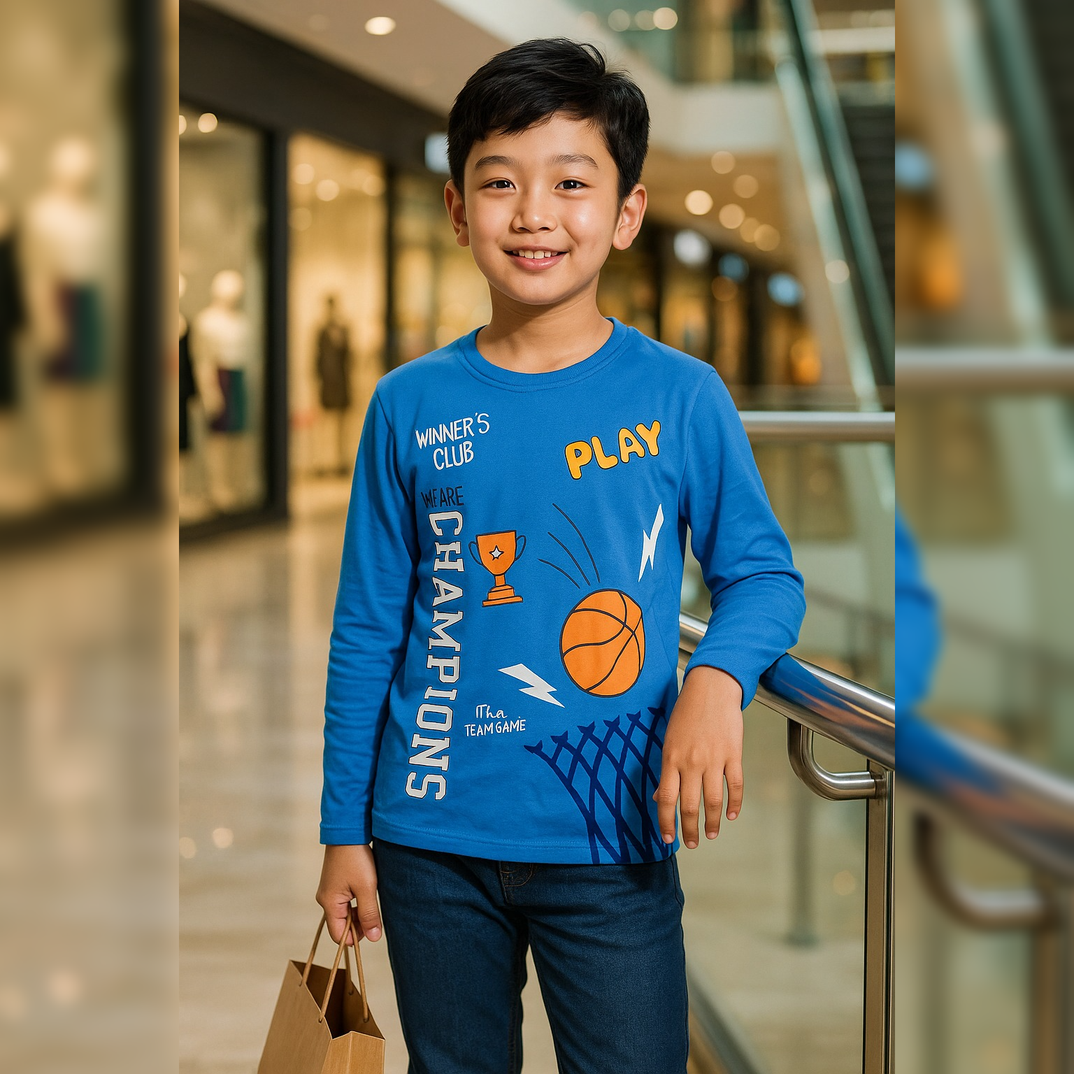 PACK OF 3 BOYS VALUE ADDTION FULLSLEEVEES TSHIRT image 0