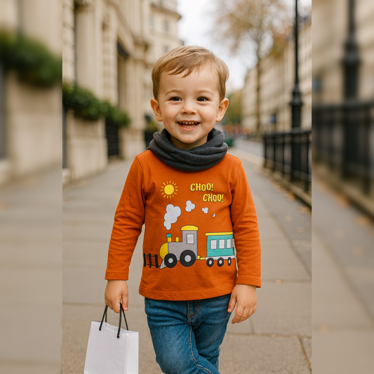 PACK OF 3 INFANT FULLSLEEVEES TSHIRT image 0