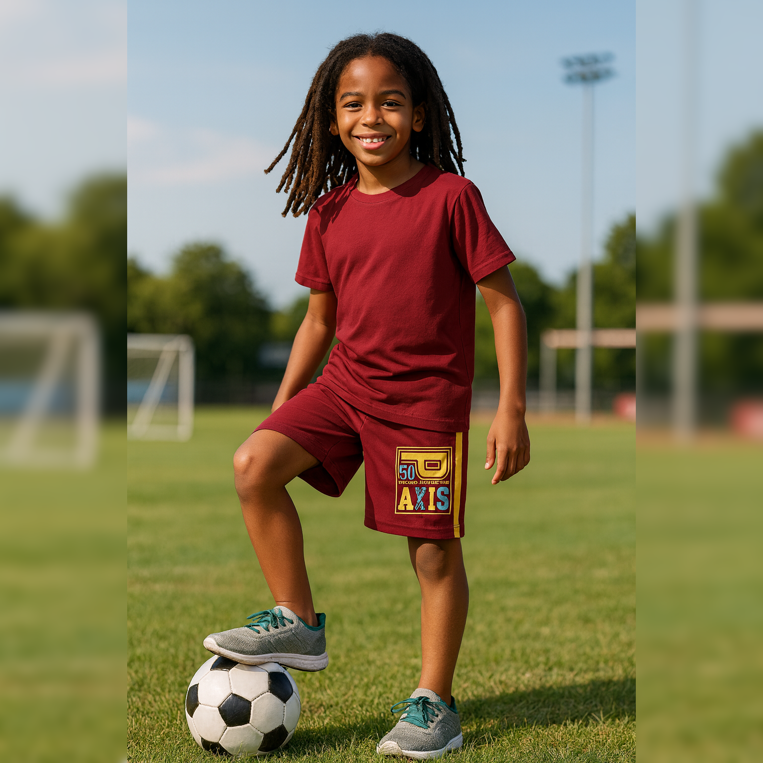 PACK OF 3 BOYS LOGO SHORTS image 1