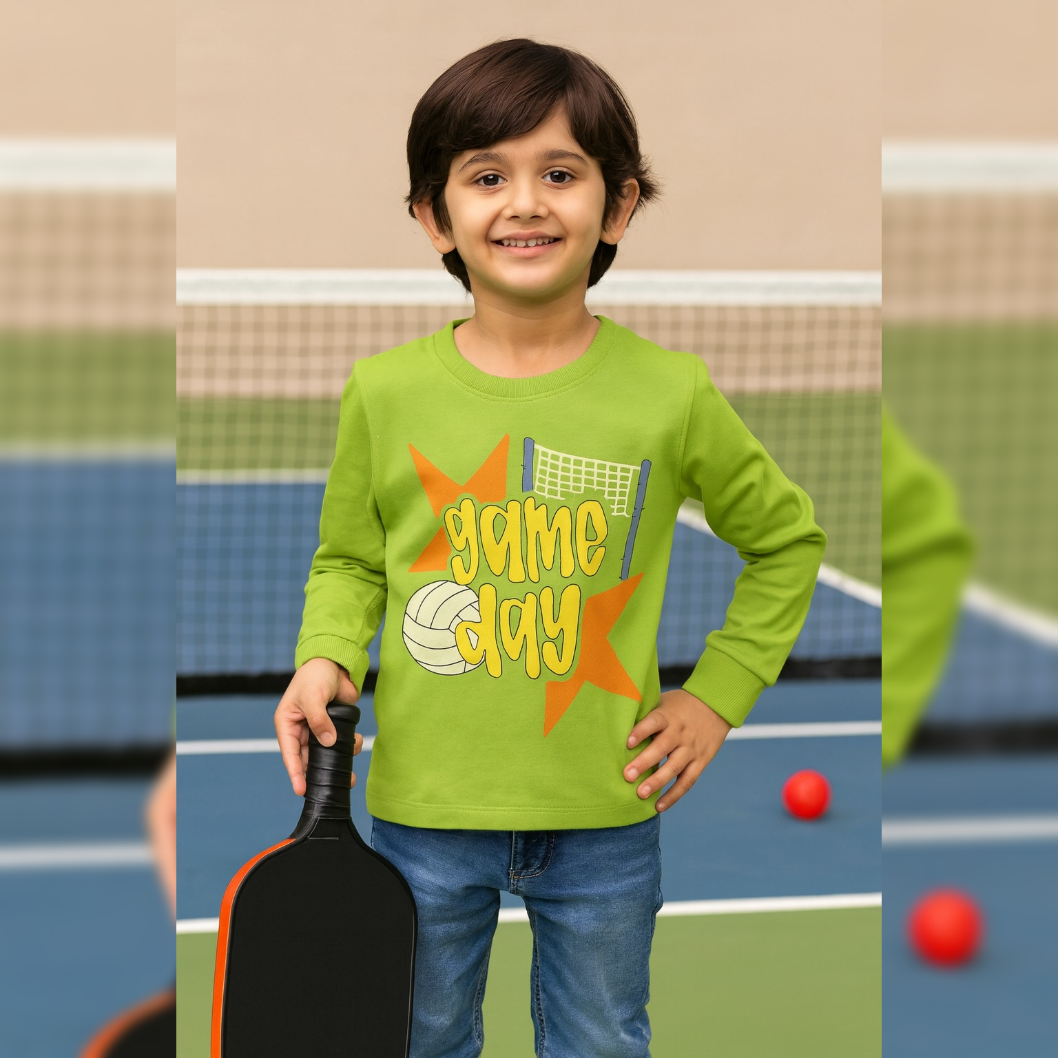 PACK OF BOYS 3 BOYS FULLSLEEVEES TSHIRT BASIC image 2
