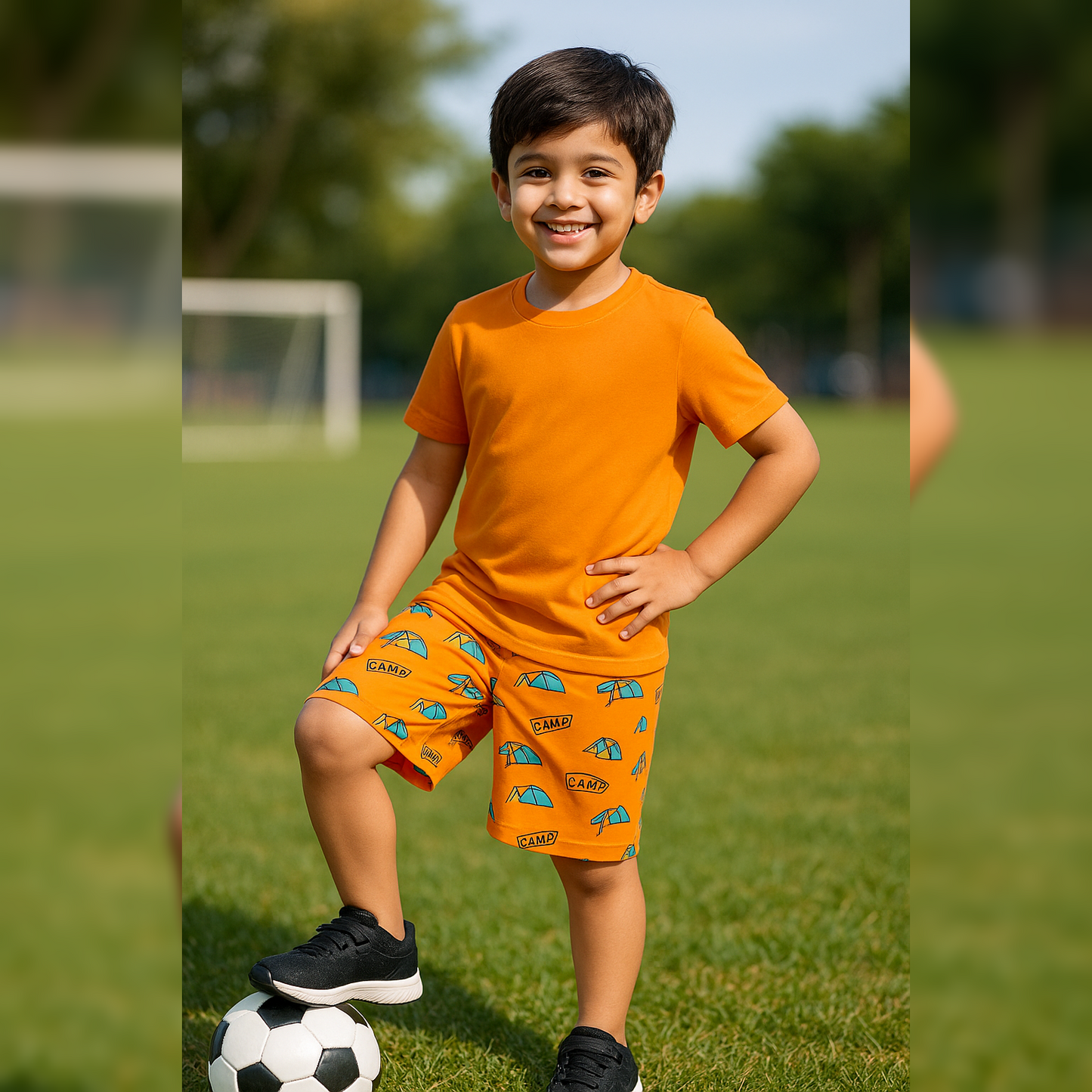 PACK OF 3 BOYS AOP SHORTS image 2