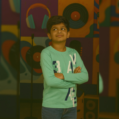 PACK OF BOYS 3 BOYS FULLSLEEVEES TSHIRT BASIC image 1