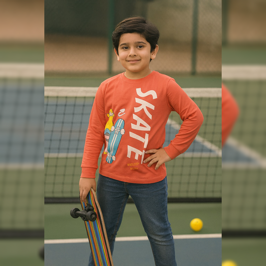 PACK OF BOYS 3 BOYS FULLSLEEVEES TSHIRT BASIC image 0