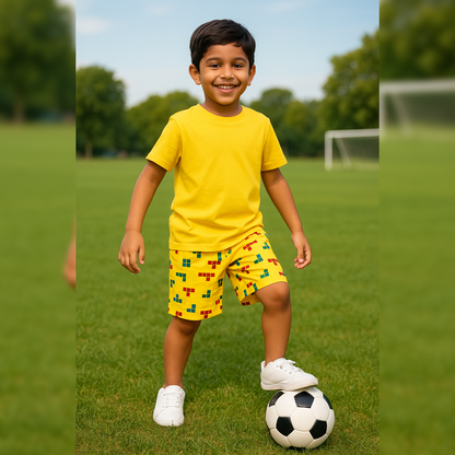 PACK OF 3 BOYS AOP SHORTS image 1