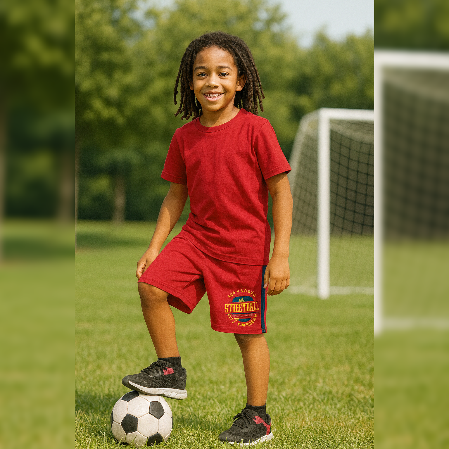 PACK OF 3 BOYS LOGO SHORTS image 2