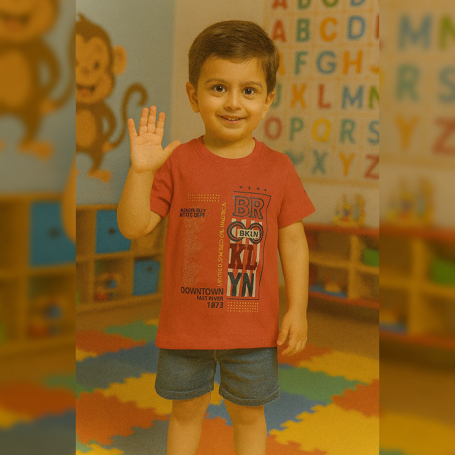 PACK OF 3 PICS INFANT VALUE ADDITION HALFSLEEVEES 6-24 MTHS image 1