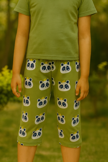 PACK OF 3 GIRLS CAPRI AOP image 0