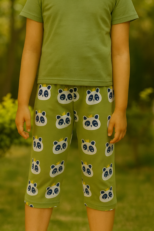 PACK OF 3 GIRLS CAPRI AOP image 0