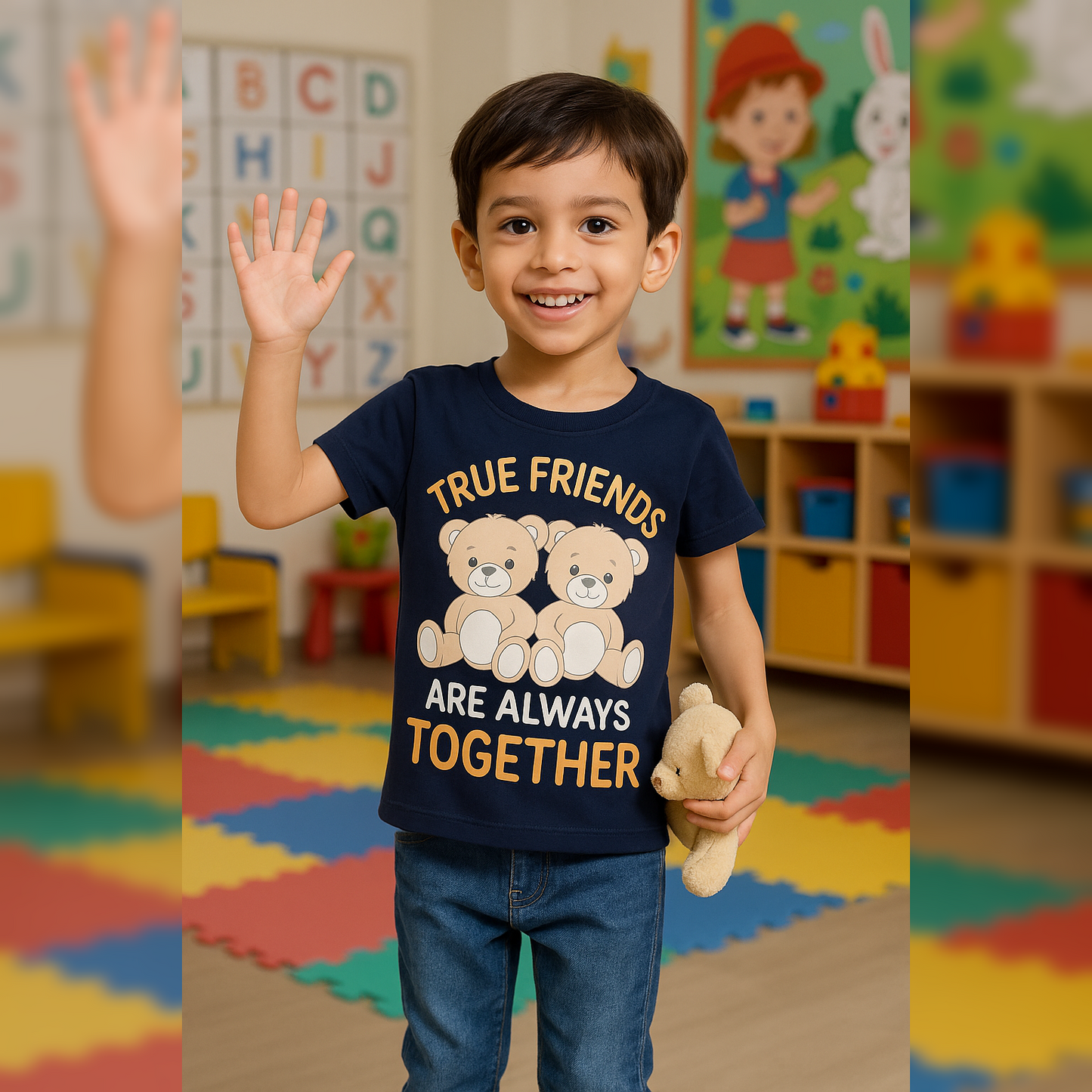 PACK OF 3 INFANT HALFSLEEVEES TSHIRT image 1