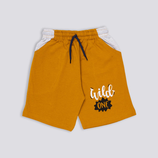 PACK OF 3 BOYS POCKET SHORTS TSHIRT image 1