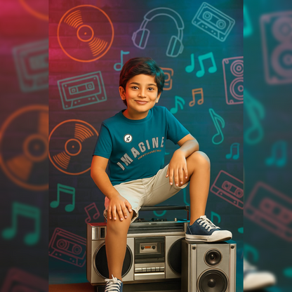 PACK OF 3 BOYS OVERSIZED HALFSLEEVEES TSHIRT image 2