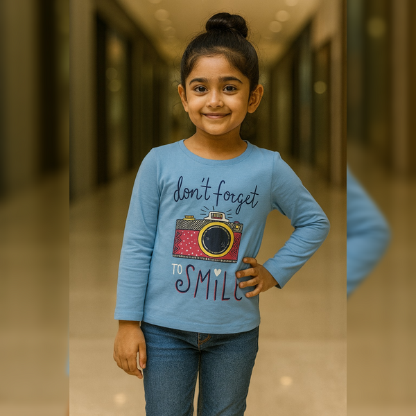 PACK OF 3 GIRLS FULLSLEEVEES TSHIRT image 1