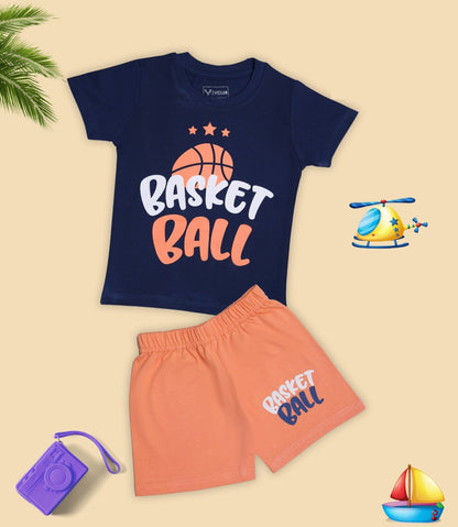 PACK OF 2 INFANT HALFSLEEVEES SHORTS SET image 2