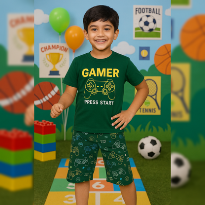 PACK OF 3 BOYS AOP SHORTS image 0