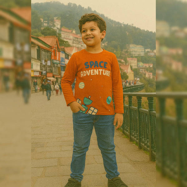 PACK OF BOYS 3 BOYS FULLSLEEVEES TSHIRT BASIC image 0