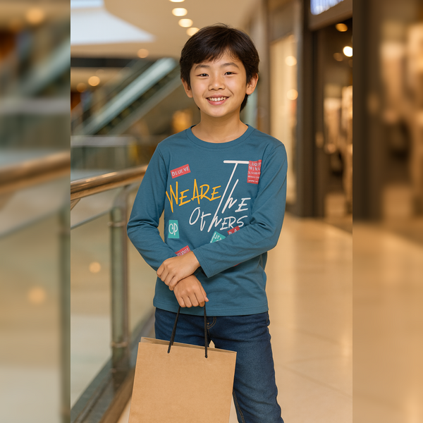 PACK OF BOYS 3 BOYS FULLSLEEVEES TSHIRT BASIC image 0