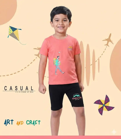 COMBO PACK OF 2 BOYS HALFSLEEVEES SHORTS SET