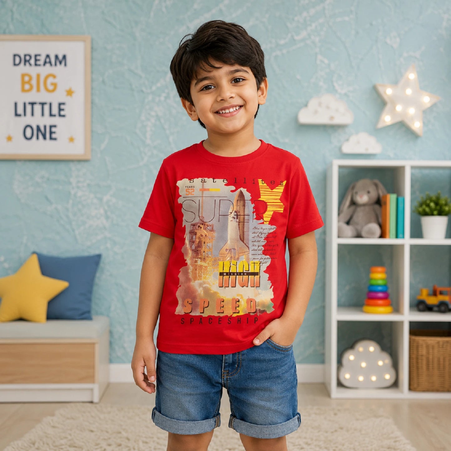 COMBO PACK OF 3 BOYS HALF SLEEVE T-SHIRTS