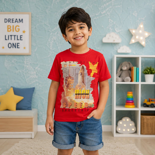 COMBO PACK OF 3 BOYS HALF SLEEVE T-SHIRTS