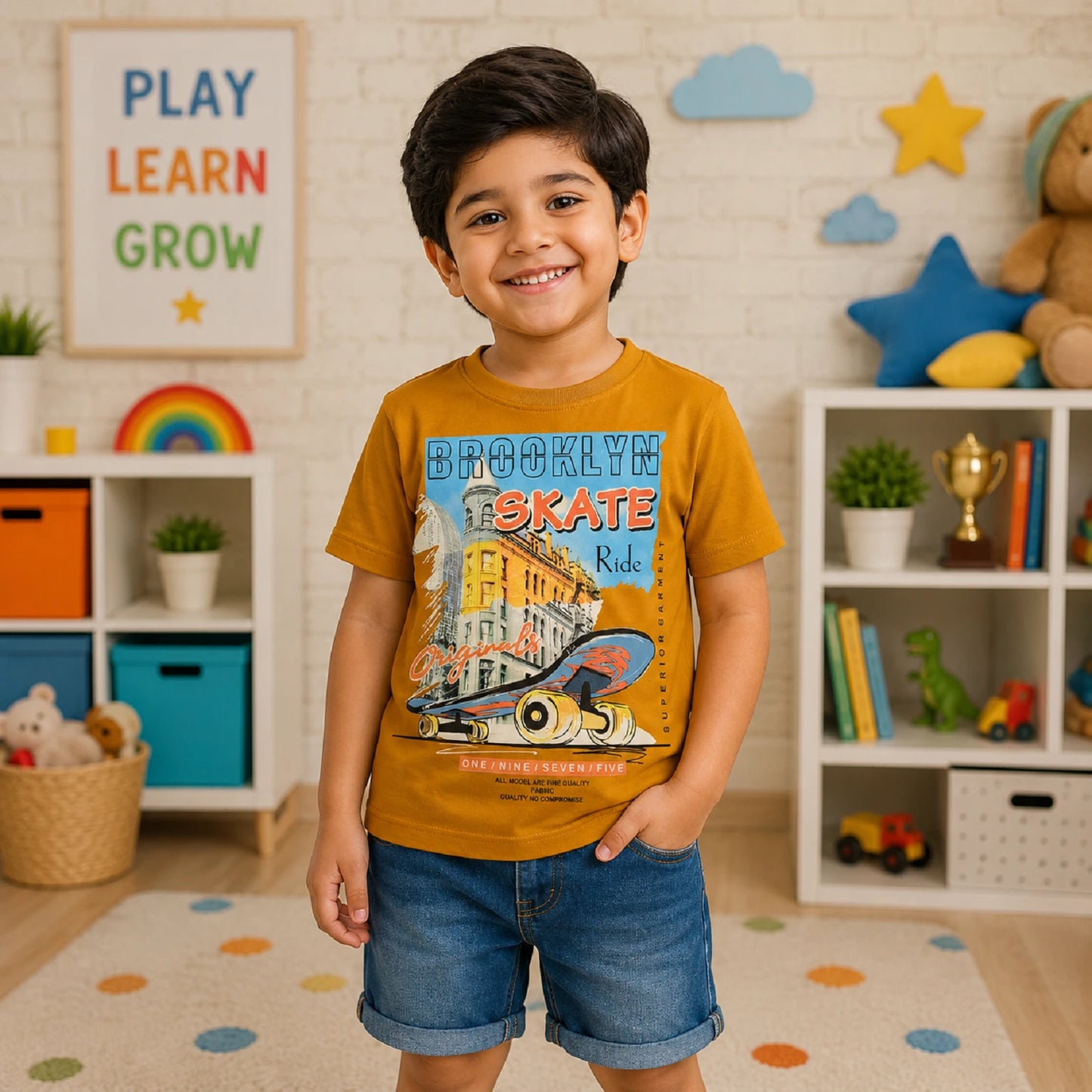 COMBO PACK OF 3 BOYS HALF SLEEVE T-SHIRTS
