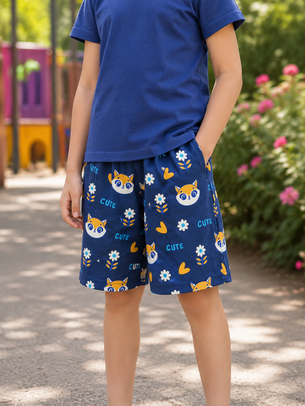 PACK OF 3 GIRLS SHORTS AOP 2-7YRS