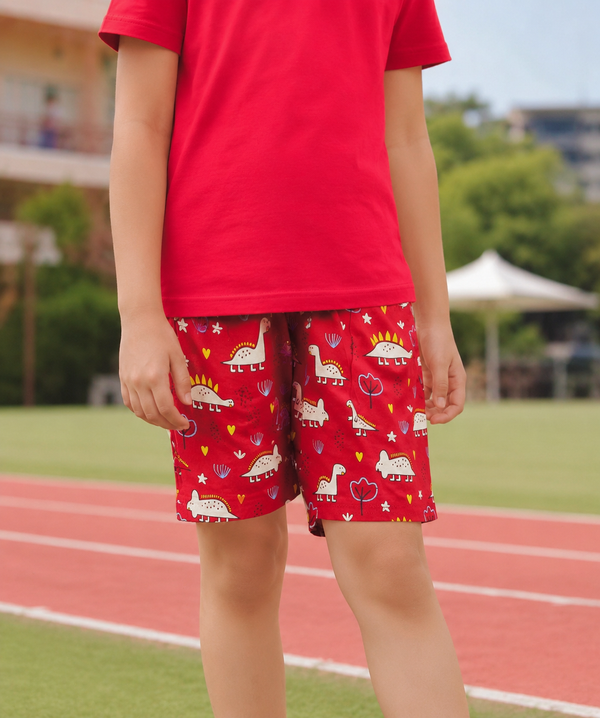 PACK OF 3 GIRLS SHORTS AOP 2-7YRS