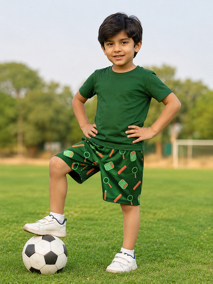 COMBO PACK OF 3 BOYS AOP SHORTS