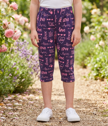 PACK OF 3 GIRLS CAPRI AOP 2-7 YEARS