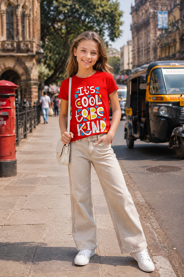 PACK OF 3 GIRLS HALF SLEEVE T-SHIRTS