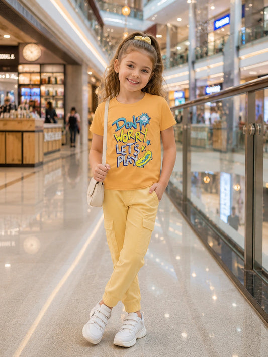 PACK OF 3 GIRLS HALF SLEEVE T-SHIRTS