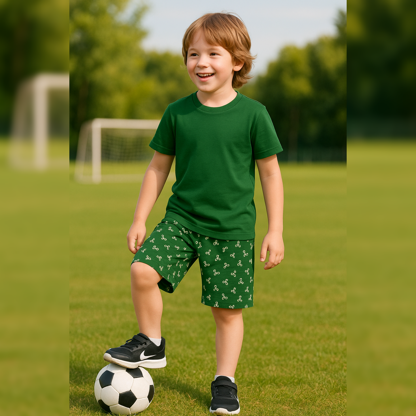 PACK OF 3 BOYS AOP SHORTS image 2