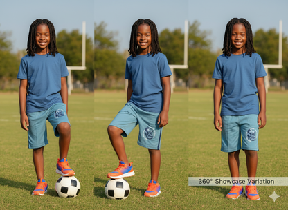 PACK OF 3 BOYS LOGO SHORTS image 2
