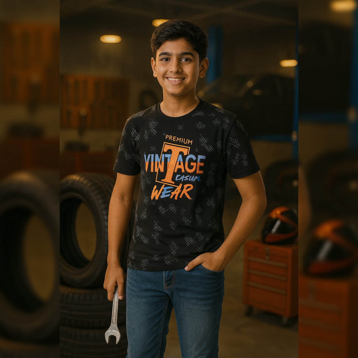 PACK OF 3 BOYS VALUE ADDTION HALFSLEEVEES TSHIRT image 0