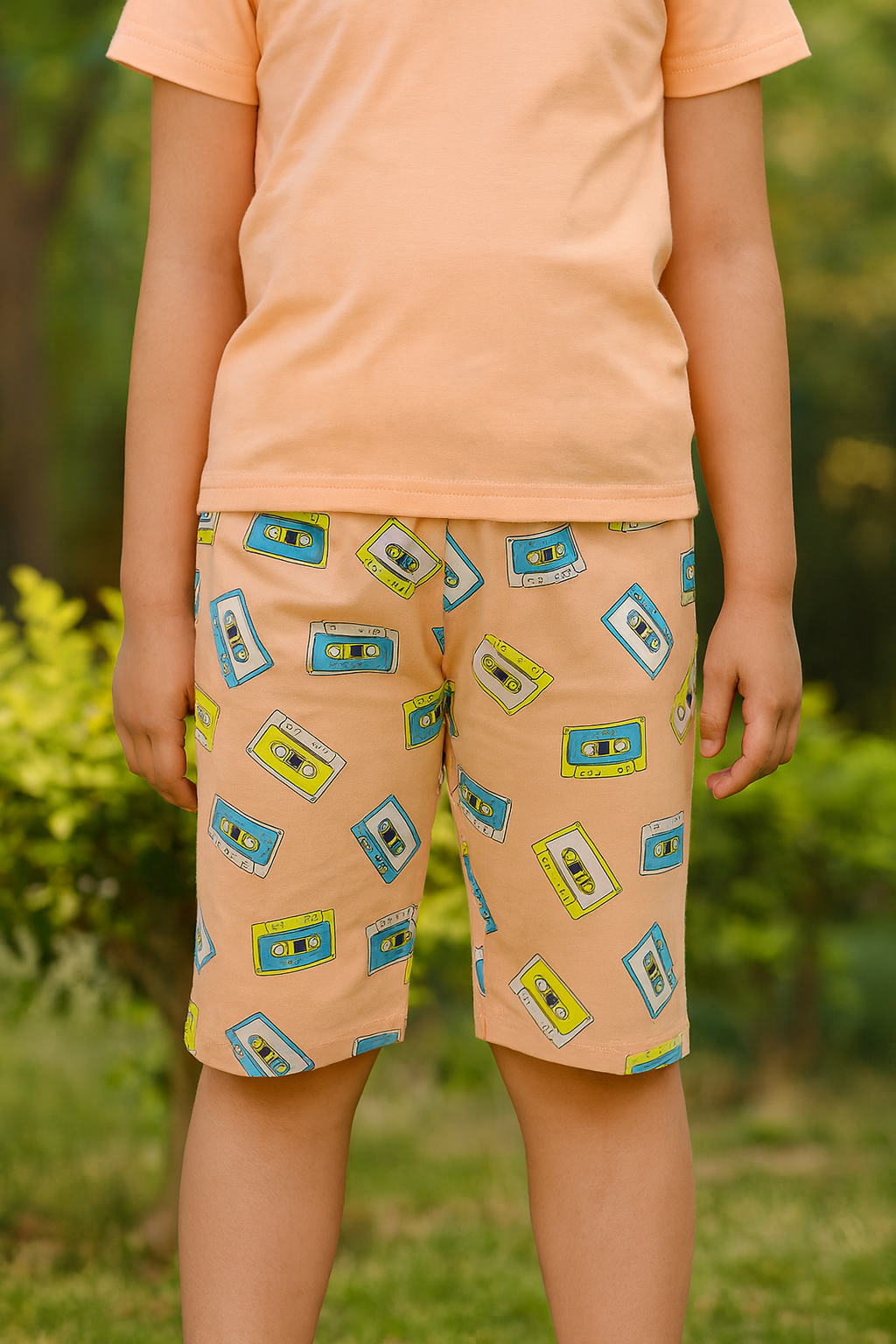 PACK OF 3 GIRLS CAPRI AOP 8-14 YRS image 0