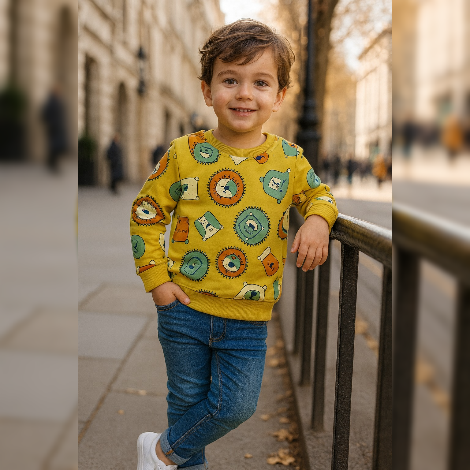 PACK OF 3 PICS LOOPKNIT FULL SLEEVEES  BASIC 6-24 MTHS image 1