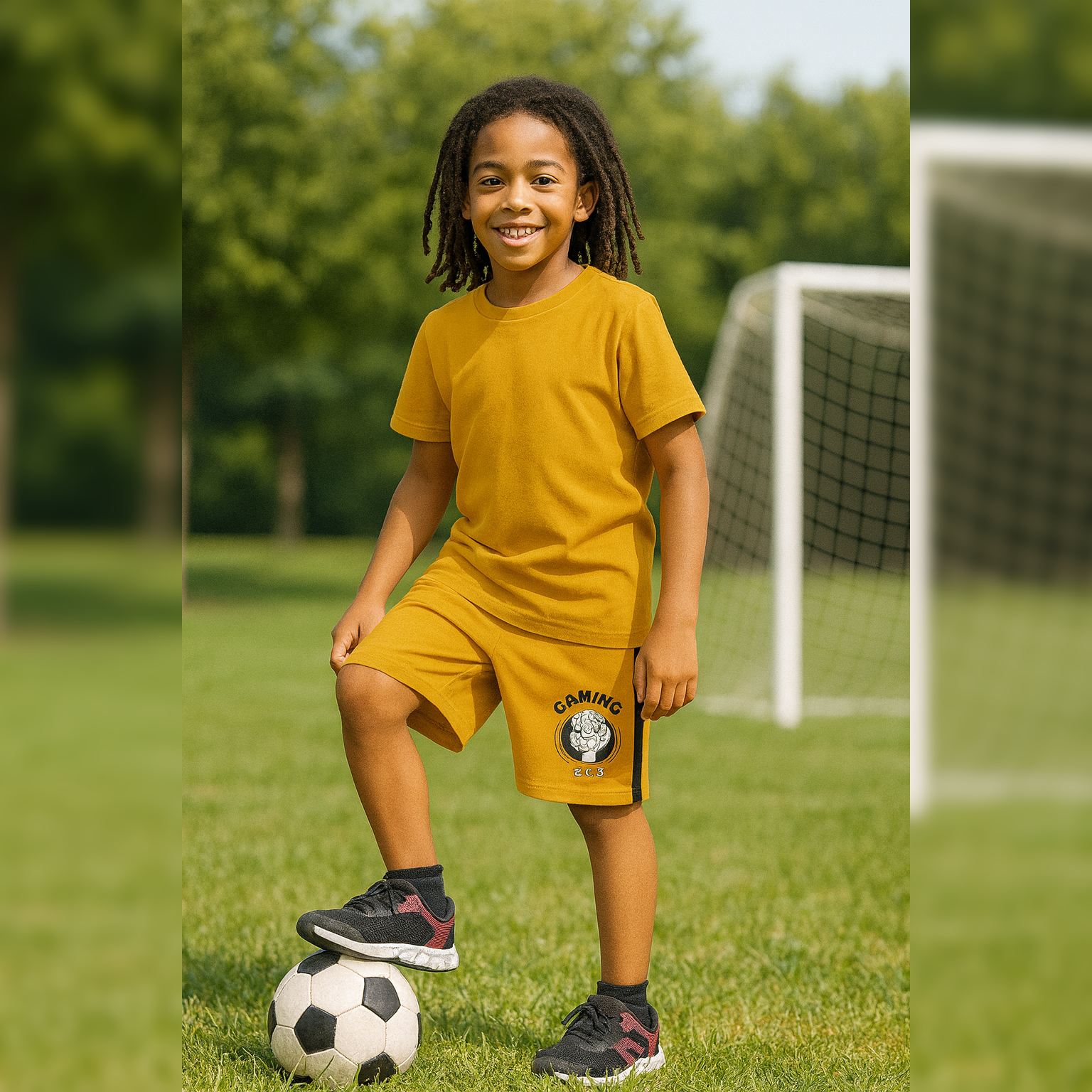 PACK OF 3 BOYS LOGO SHORTS image 2
