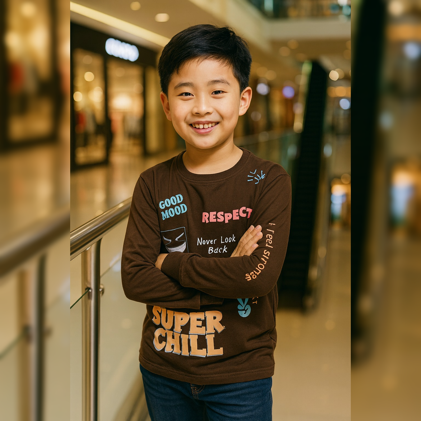 PACK OF 3 BOYS VALUE ADDTION FULLSLEEVEES TSHIRT image 1