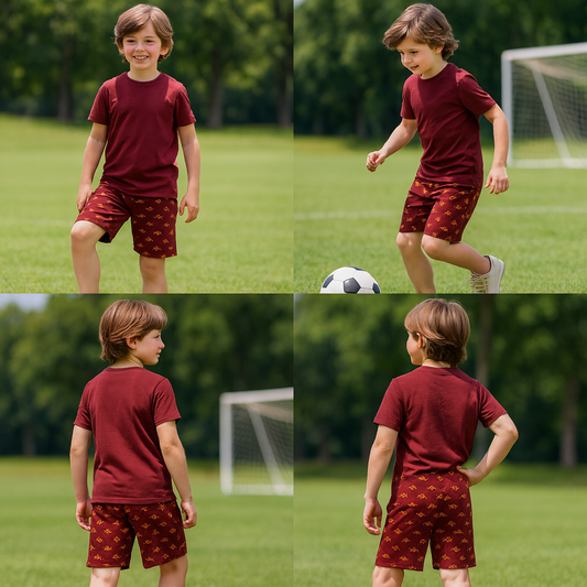 PACK OF 3 BOYS AOP SHORTS image 0