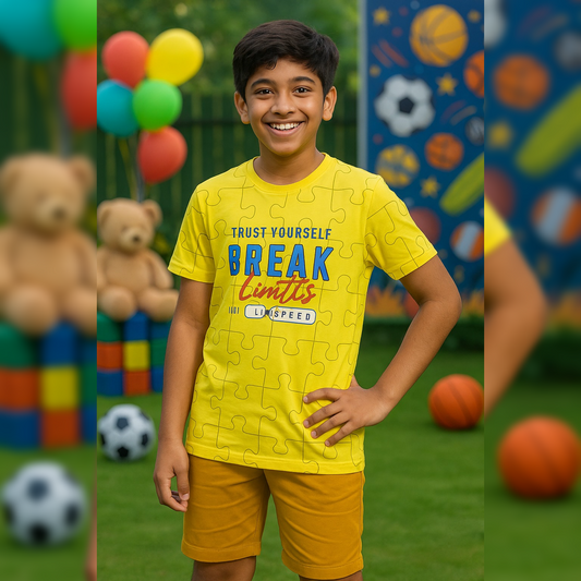 PACK OF 3 BOYS VALUE ADDTION HALFSLEEVEES TSHIRT image 0