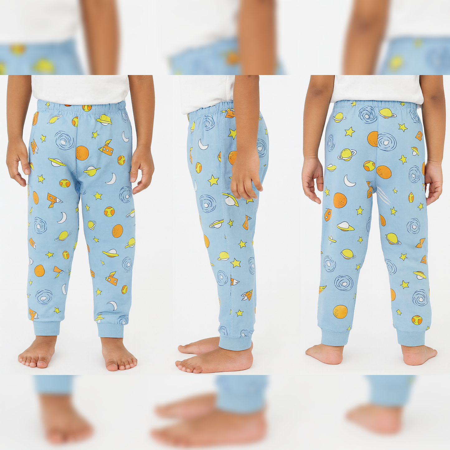 PACK OF 3 INFANT AOP JOGGERS image 1